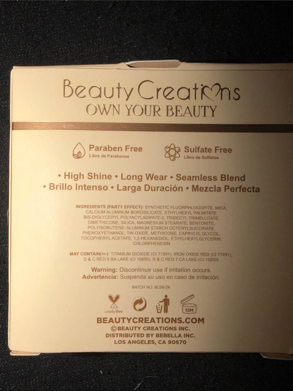 7-Pc Eye &Face Brush Set-Beauty Creations Baked Finish-Body Scrub-Brow Gel&More